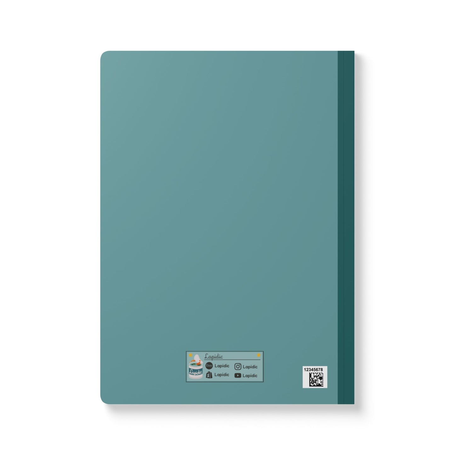 Lemon Softcover Lined Notebook - Fruit collection