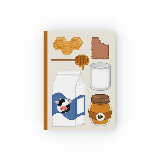 Honey Hardcover Notebook - Breakfast collection