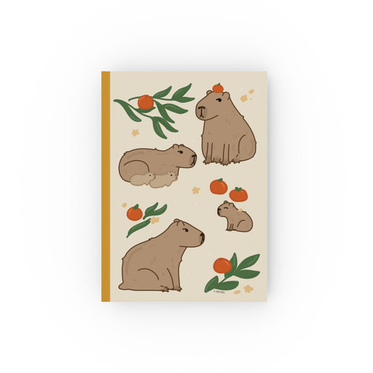 Capybara Hardcover Notebook - Animal Collection