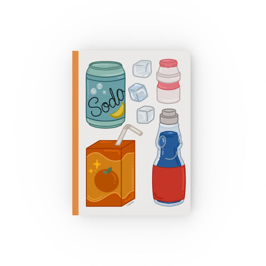 Soda Hardcover Notebook - Drink Collection