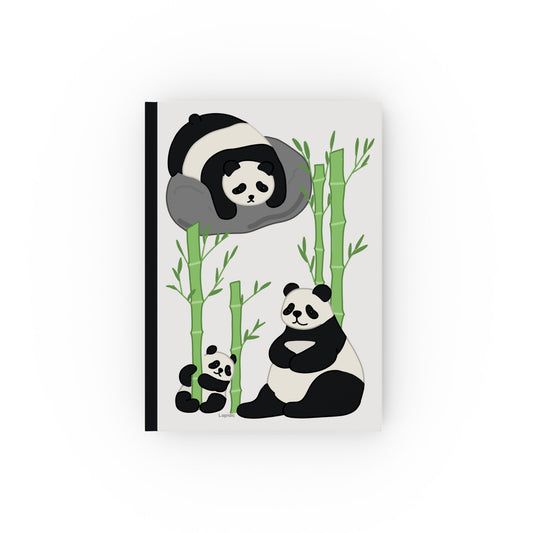 Panda Hardcover Notebook - Animal Collection