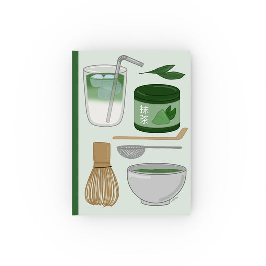 Matcha Hardcover Notebook - Drink collection