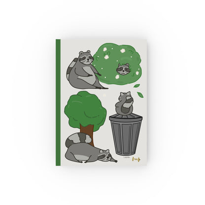 Raccoon Hardcover Notebook - Animal Collection